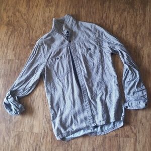 Striped black/grey dress shirt